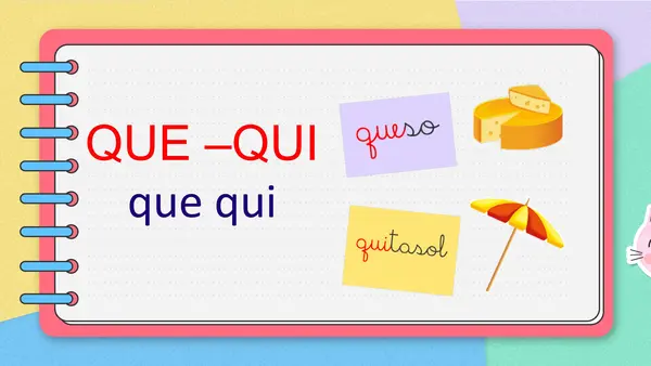 “Explorando las sílabas QUE y QUI”