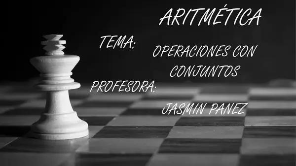 OPERACIONES CON CONJUNTOS