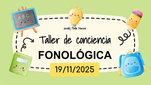 Taller de conciencia fonológica