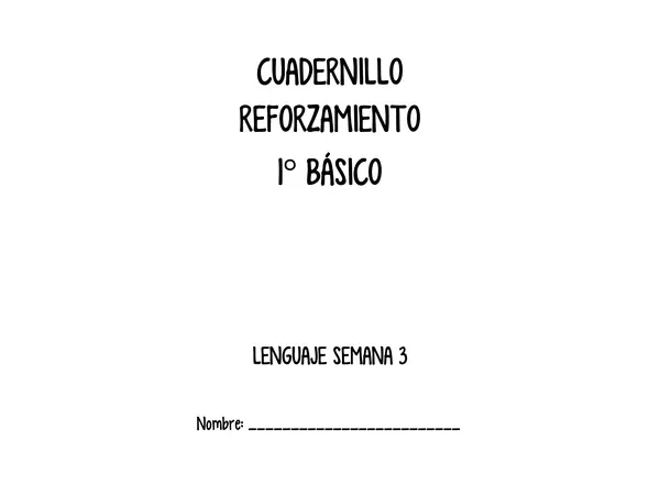Apoyo Lectoescritura - Tomo 3
