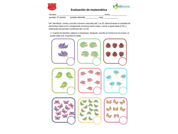 Prueba adecuada matemática 