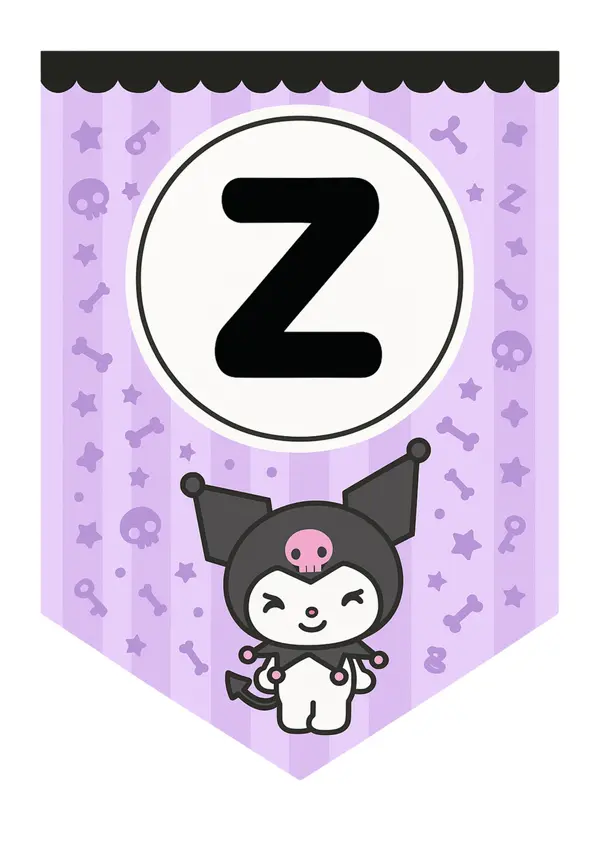 Letrero de Cumpleaños Kuromi