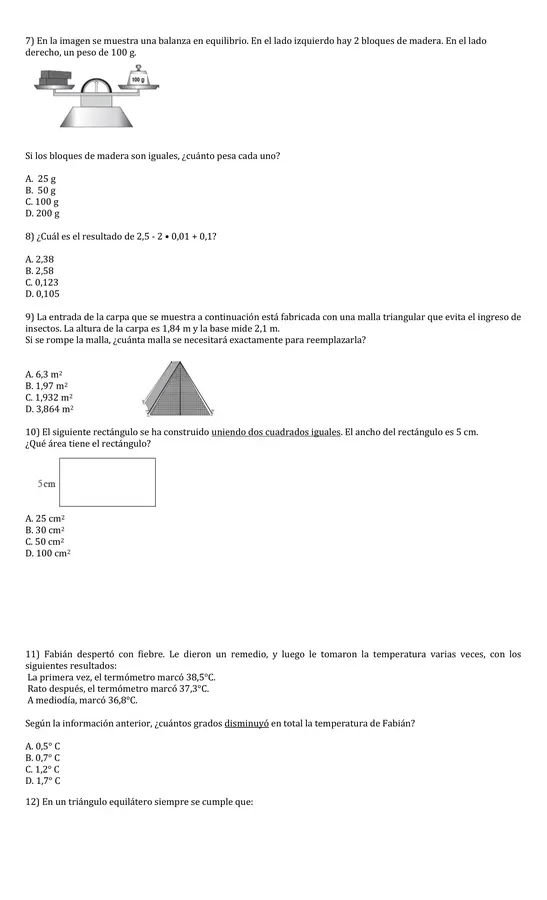 Ensayo simce 6° básico