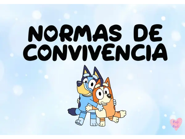 Normas de convivencia Bluey