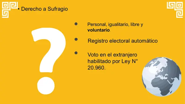 clase de ciudadanía en Chile