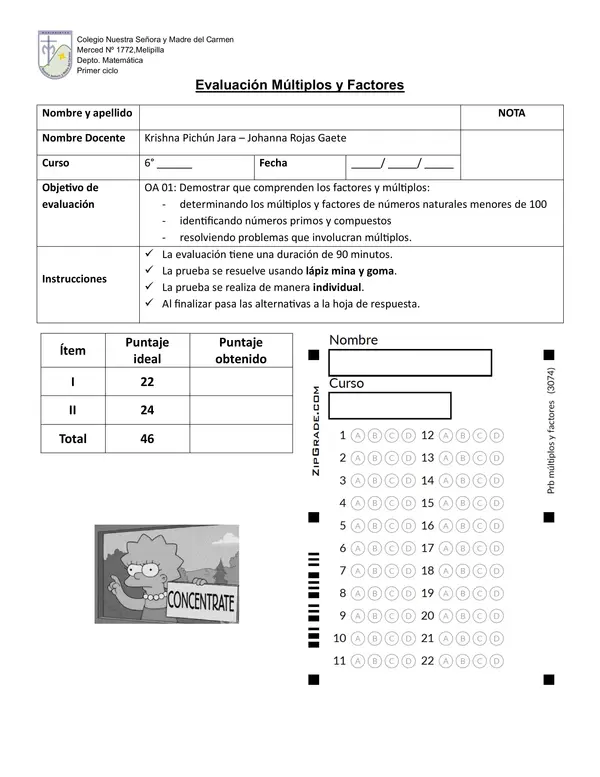 Evaluación Múltiplos y Factores