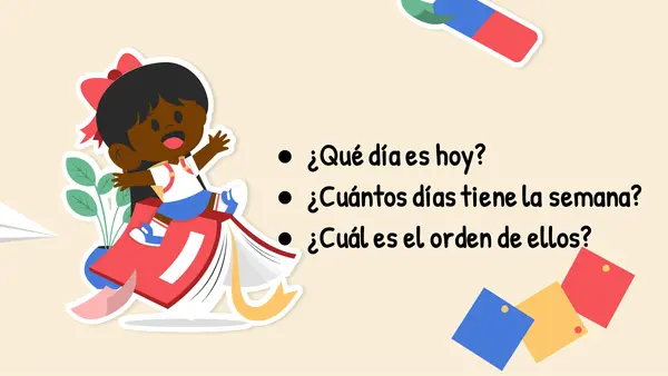 PRESENTACIÓN: DÍAS DE LA SEMANA 