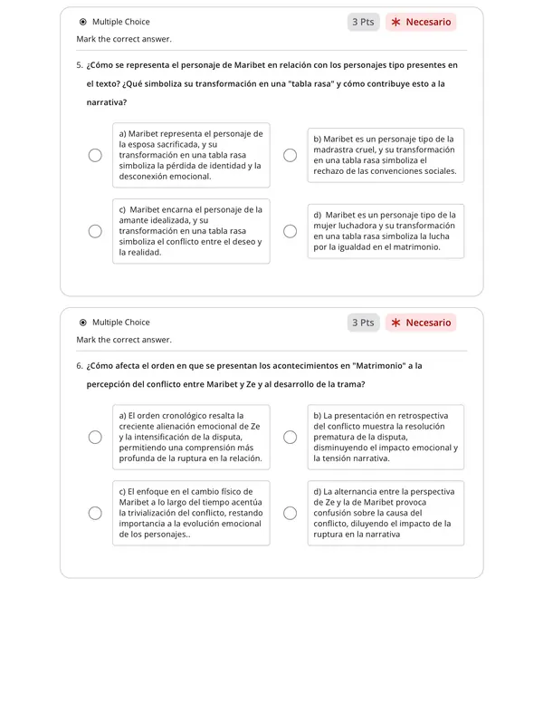 Ensayo exámenes libres 1° Medio Lengua y Literatura