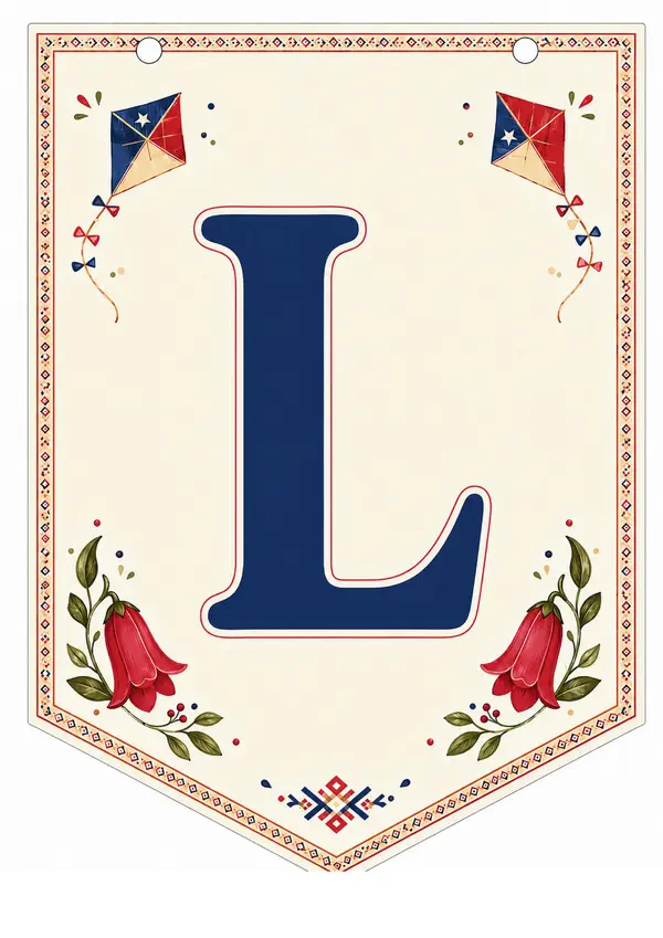 Banderines: Felices fiestas patrias - Imprimible 