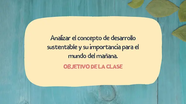 Desarrollo sostenible