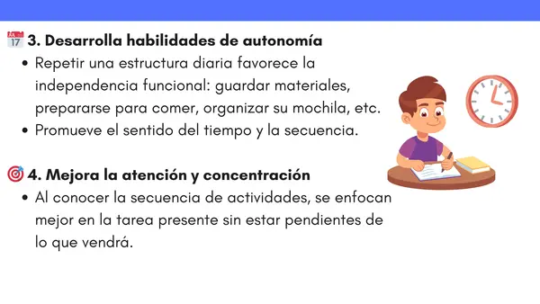 Presentación "Importancia de las rutinas en NNJ neurodivergentes"