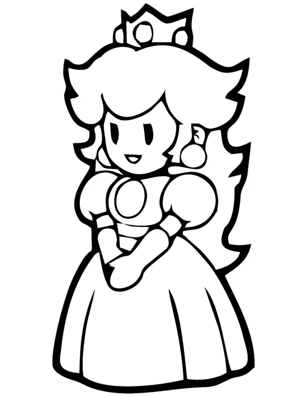 Libro para colorear Mario bros