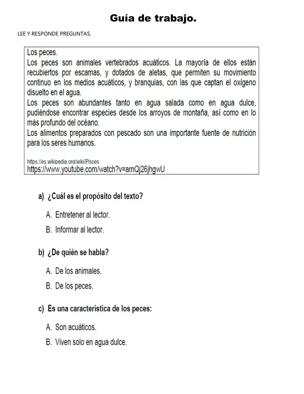 Guía comprensión lectora 