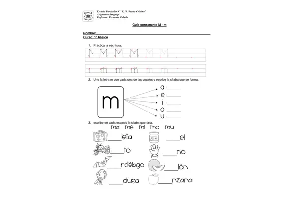 Letra M