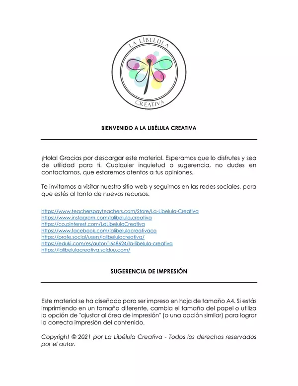 Fichas de actividades de Trazos Pascua Primavera