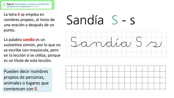 Lección 19 Sandía Parte 2 Mayúsculas Método Matte