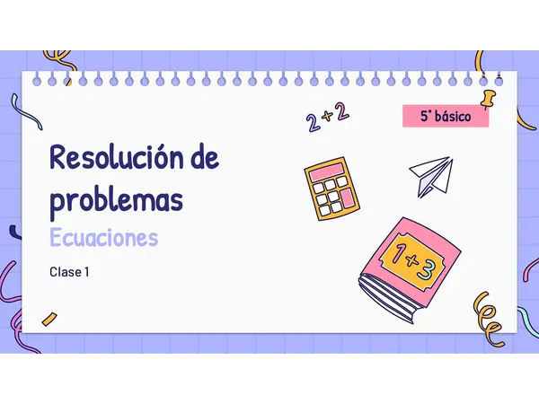 Resolución de problemas - Ecuaciones