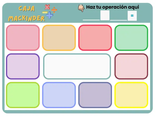 Caja mackinder para imprimir