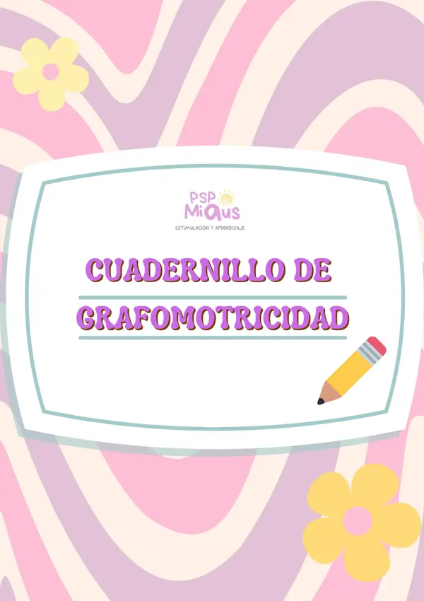 CUADERNILLO DE GRAFOMOTRICIDAD