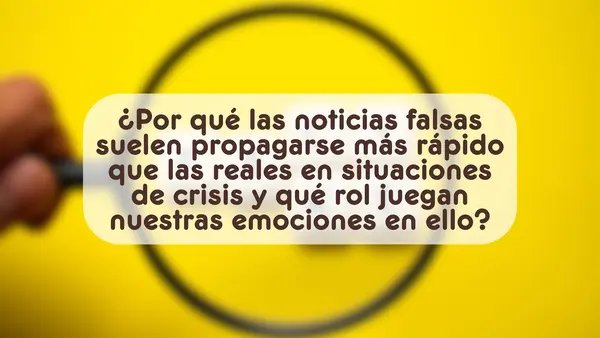 Noticias falsas y Desinformación | Educación Ciudadana