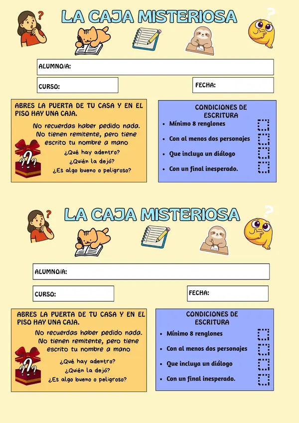 "La caja misteriosa"