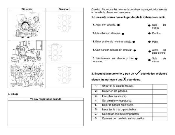 Guía historia respeto, amabilidad y empatía