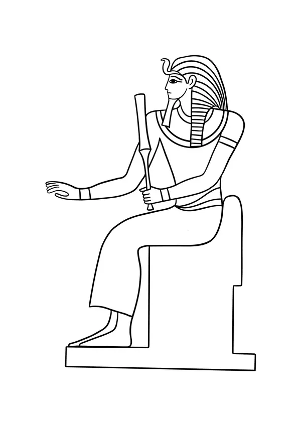 Páginas para colorear Antiguo Egipto