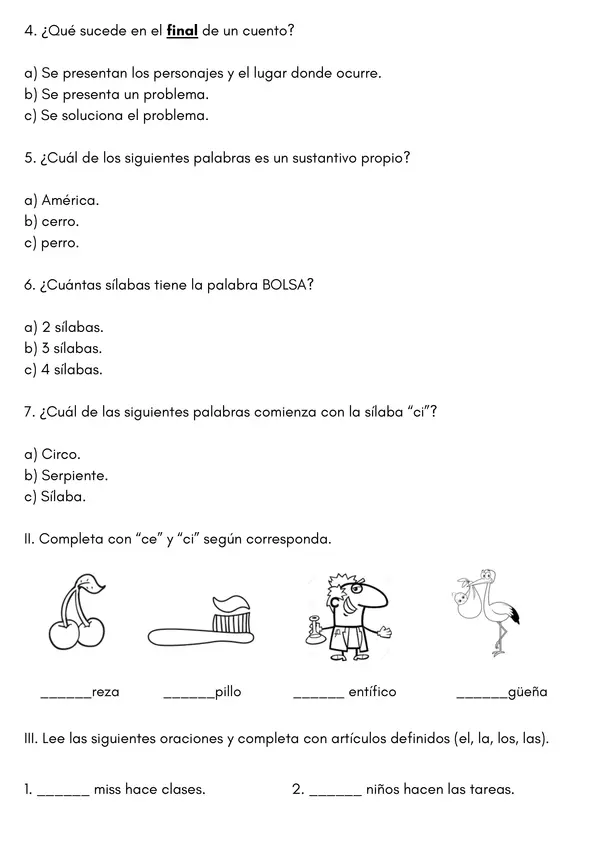 Repaso Prueba Lenguaje