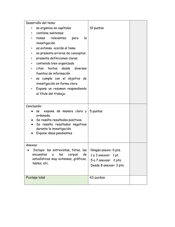 "Evaluación de Proyecto" ABP