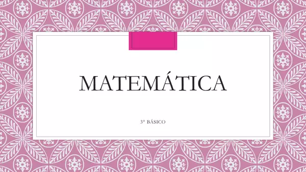 Matemática 3°básico- perímetro clase 3