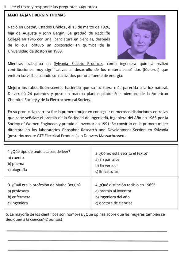 Evaluación de Ciencias: La Luz  3° - 6° Básico | Ciencias Naturales