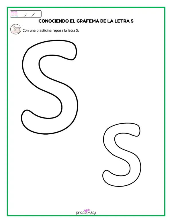Cuadernillo letra S