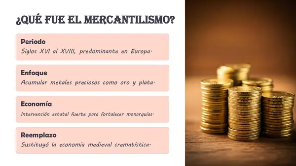 Mercantilismo en la edad moderna 