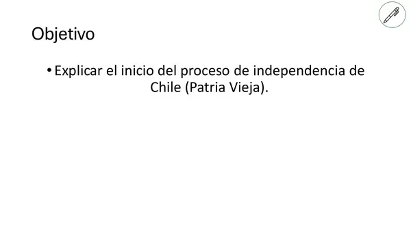 Proceso de independencia de Chile- 6°básico