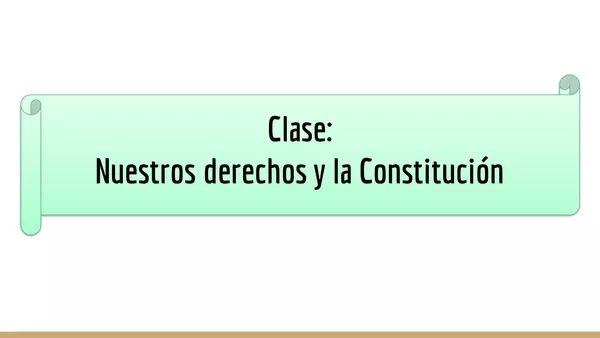 clase 1: derechos y deberes