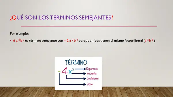 PPR REDUCCION DE TERMINOS SEMEJANTES, SEPTIMO BASICO