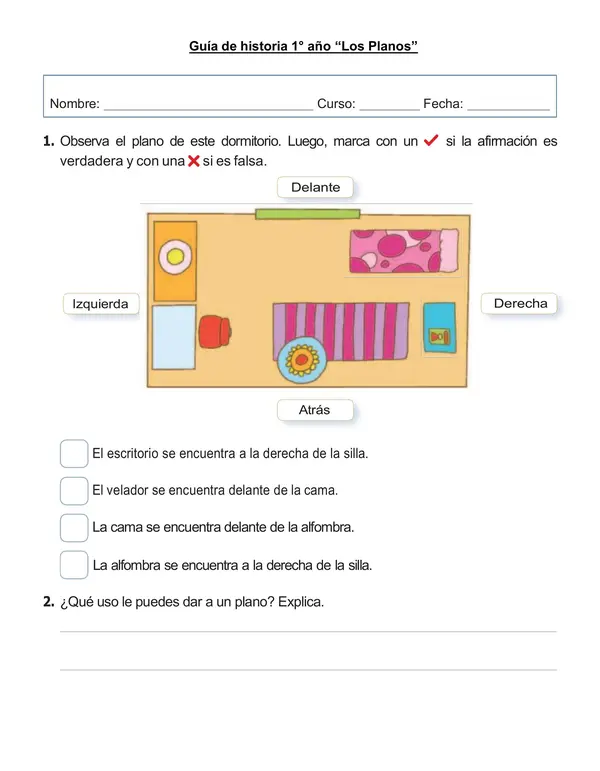 Guía de historia 1°-2° año "Los Planos"