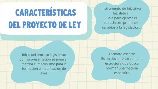 Confección de un proyecto de ley lectura y escritura especializada