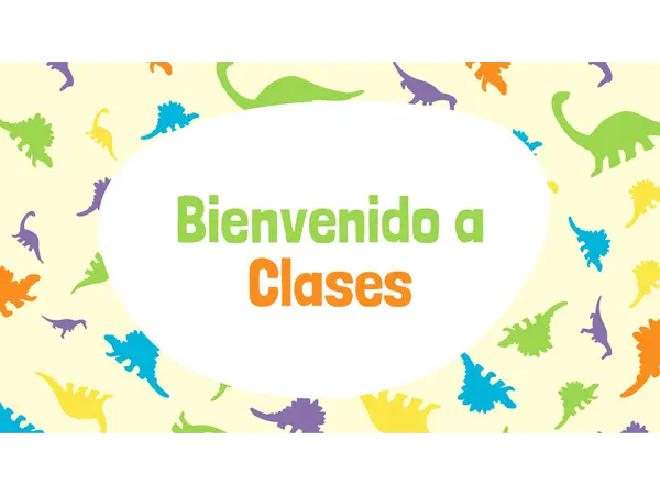 clase de conocernos, temática dinosaurio con preguntas sobre gustos, intereses y preferencias 