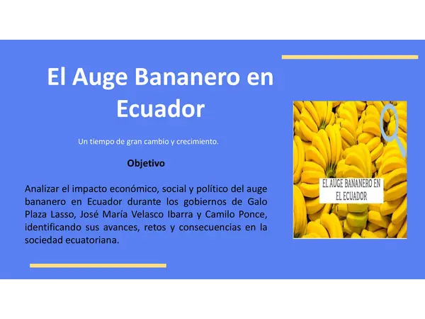 El Auge Bananero