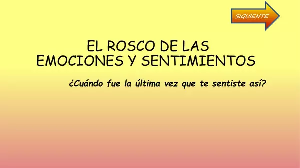 Rosco de las emociones 