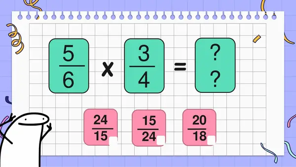 Actividad de repaso "MULTIPLICACIÓN DE FRACCIONES"