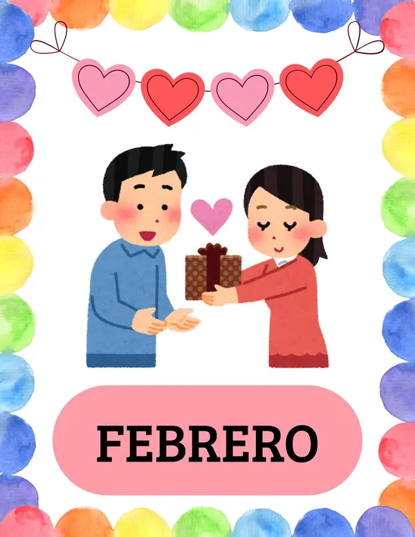 Láminas "Los meses del año"