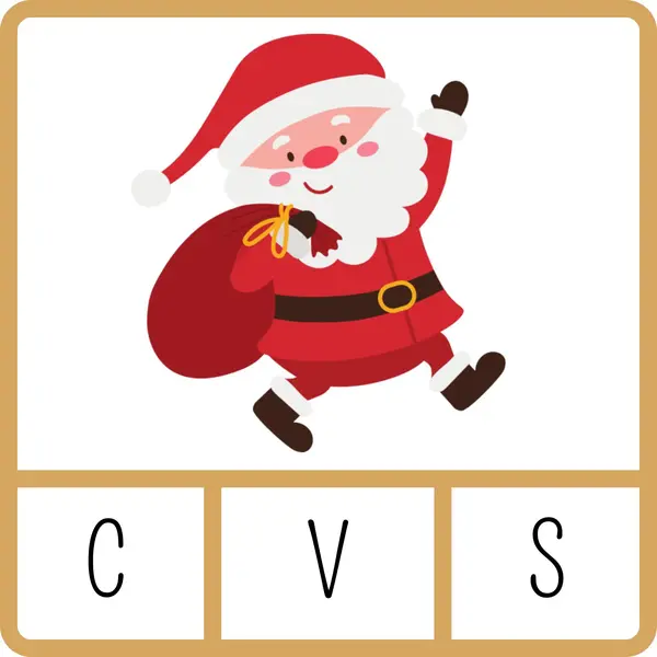 Letra inicial navideño