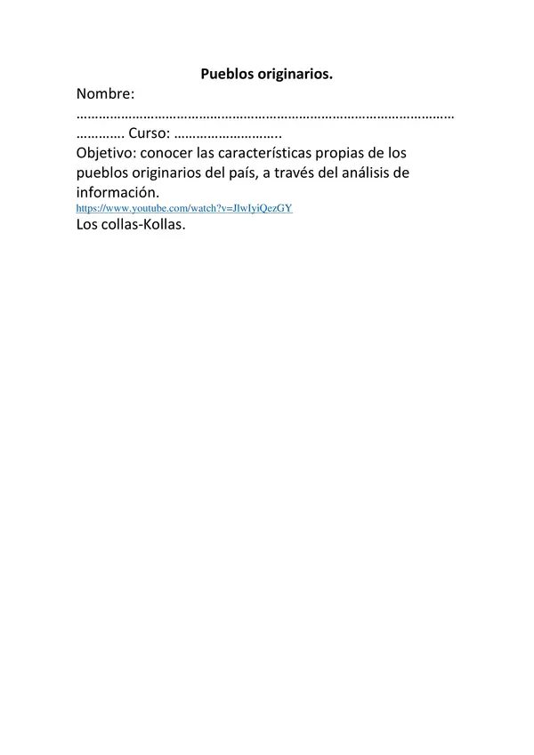 Pueblos originarios: los Collas