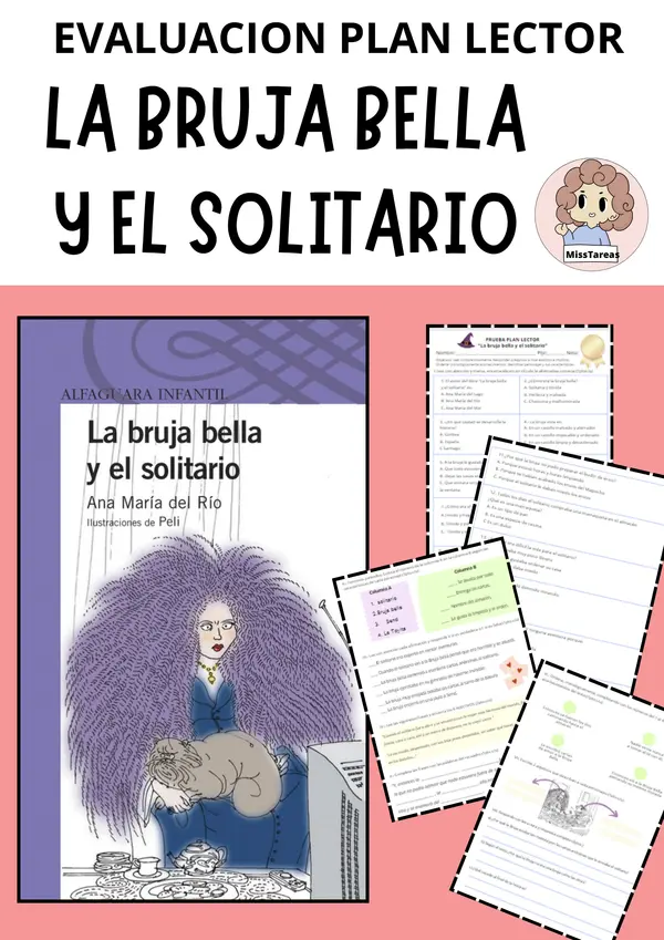 Prueba Evaluación Plan Lector, La bruja bella y el solitario