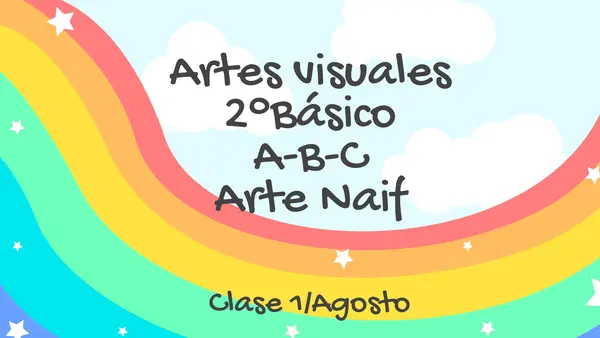 ARTES VISUALES(agosto/septiembre) 2° BÁSICO