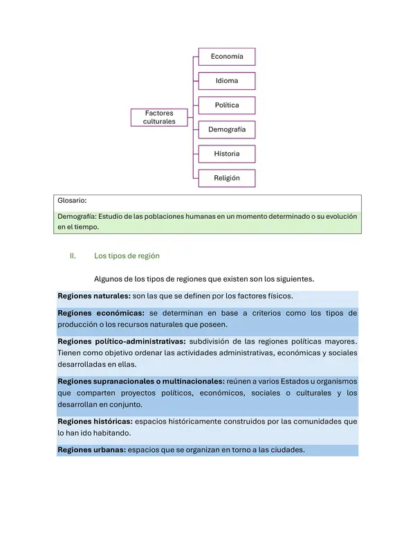 Guía La región en América y Chile