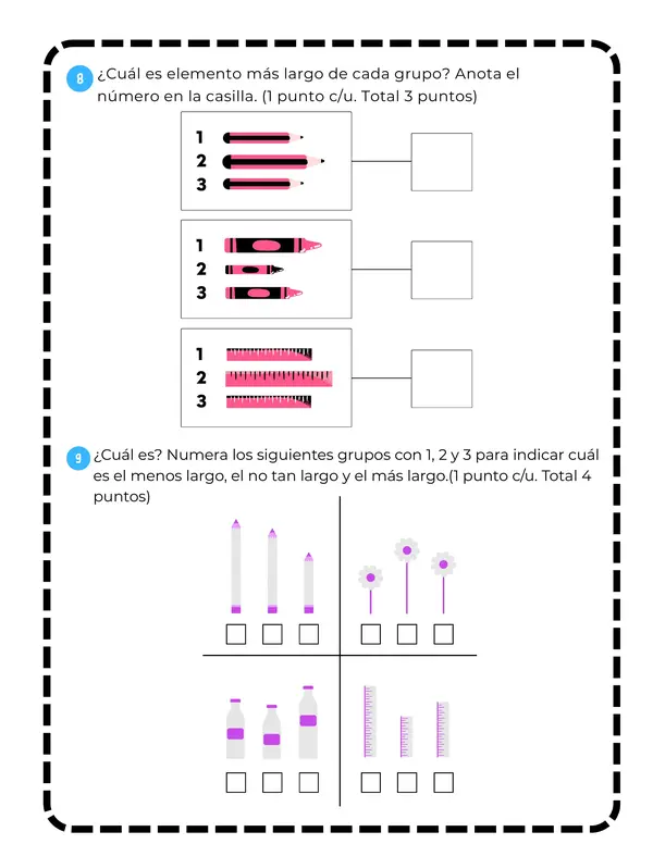 Evaluación Sumativa de Matemática - 2° Básico (Números, Geometría y Datos)