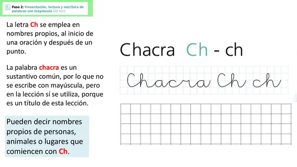 Lección 18 Chacra Parte 2 Mayúsculas Método Matte